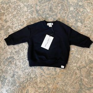 Miles the Label Baby black sweatshirt